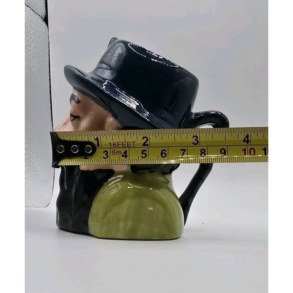 Miniature Toby Jug Japanese Fisherman Sign Bottom Vintage 4x4 in